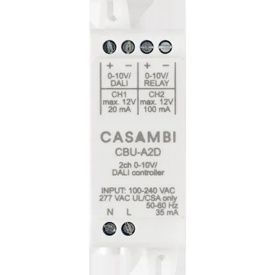 Vadsbo Casambi CBU-A2D styrenhet 2 kanaler, 0-10 V/DALI