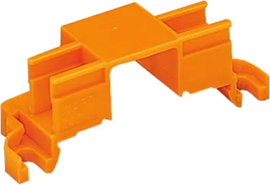 Wago 243-112 monteringshållare för 4 klämmor, serie 243, orange
