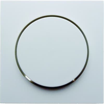 Hager S.1/B.3/B.7 centrumbricka för vriddimmer, matt plast - Vit - 1803379