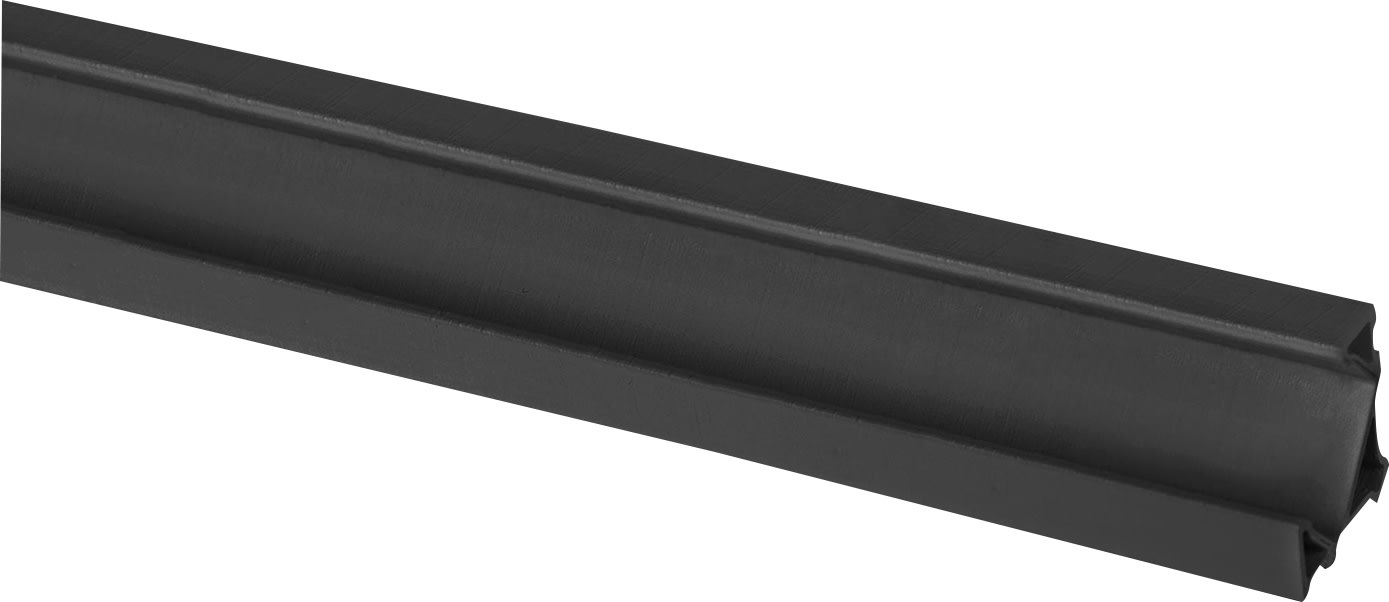 Hide-a-lite Art Corner hörnprofil i aluminium för LED-list, 2 m - Svart - 7504030