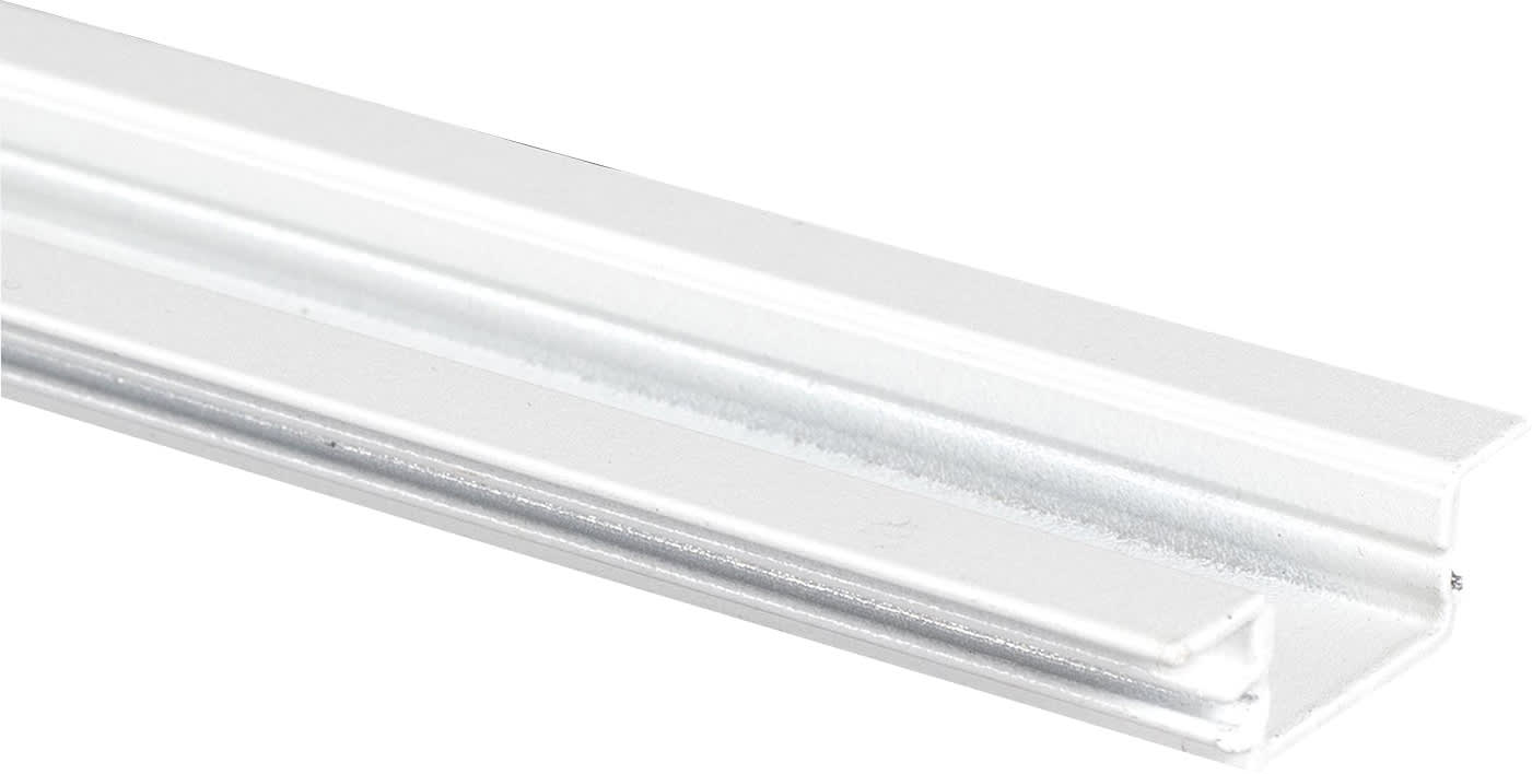 Hide-a-lite Art Thin aluminiumprofil 2 m, 8 mm låg u-profil - Vit - 7507036