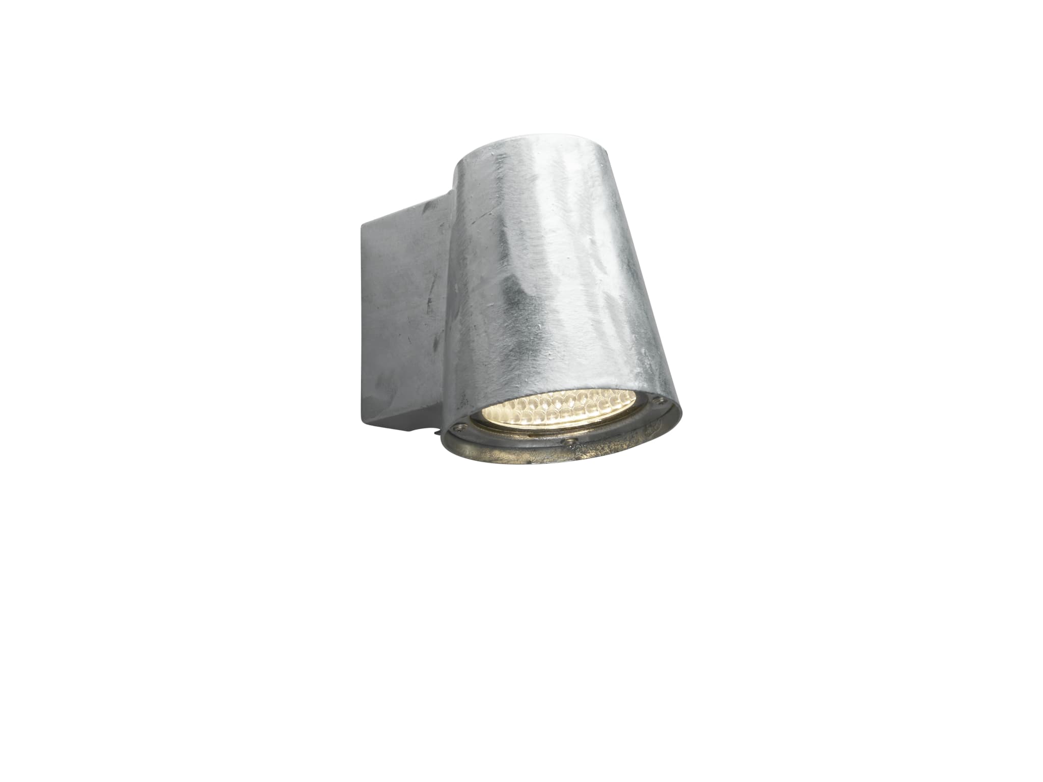 Hide-a-lite Cone G2 fasadarmatur 4–10 W, 3000/4000 K, fasdimring - Galvaniserad - 7706882