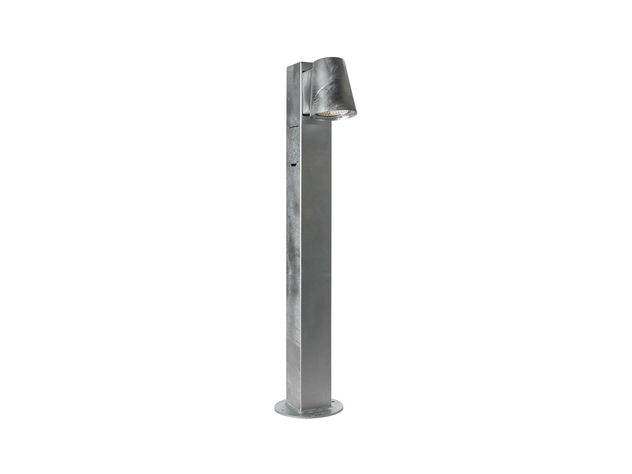 Hide-a-lite Cone G2 Pillar Socket pollare med eluttag, 795 mm - Galvaniserad - 7750279