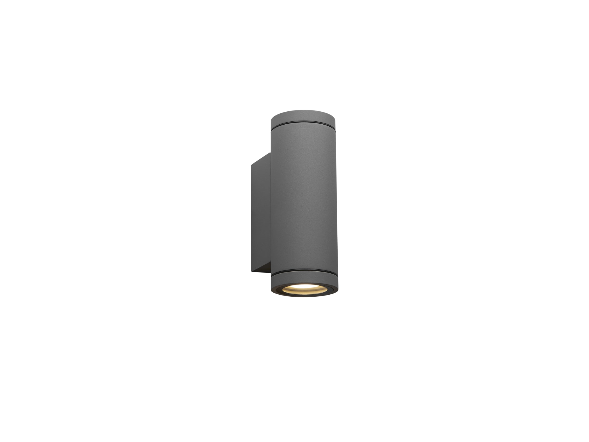Hide-a-lite Milo G2 M II fasadarmatur GU10, max 2 × 10 W LED - Grå - 7706938