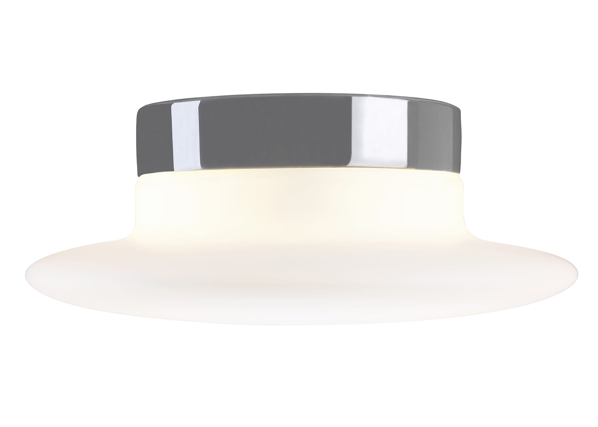 IFÖ Electric Cairo Large vägg-/takarmatur i porslin och glas, E27, IP44 - Grå - 7511450
