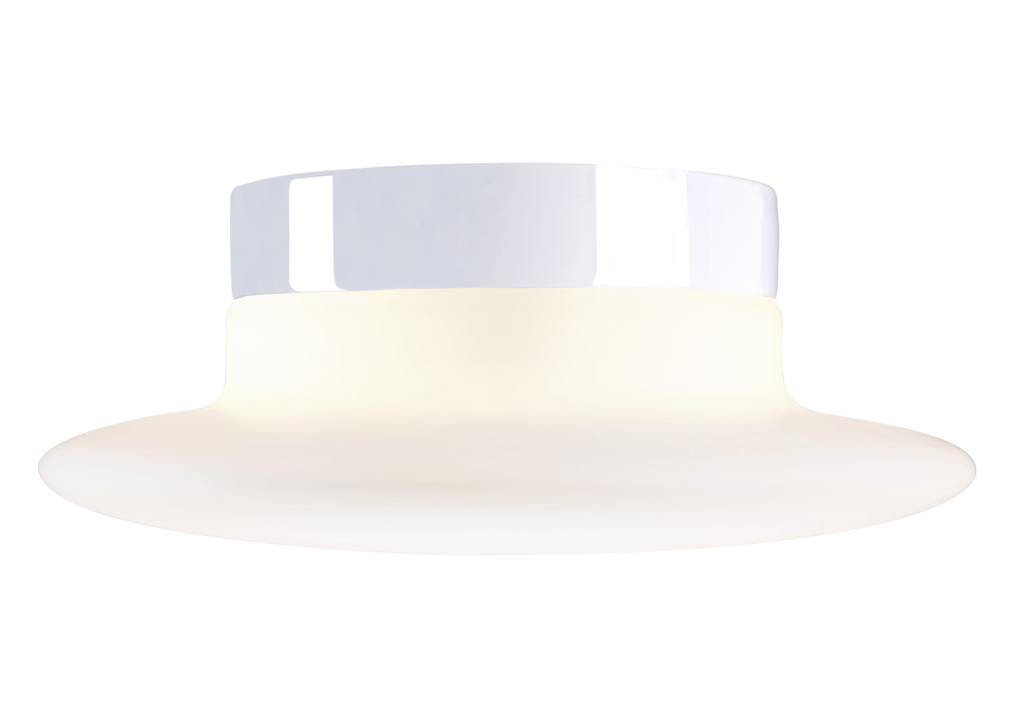 IFÖ Electric Cairo Large vägg-/takarmatur i porslin och glas, E27, IP44 - Vit - 7511449