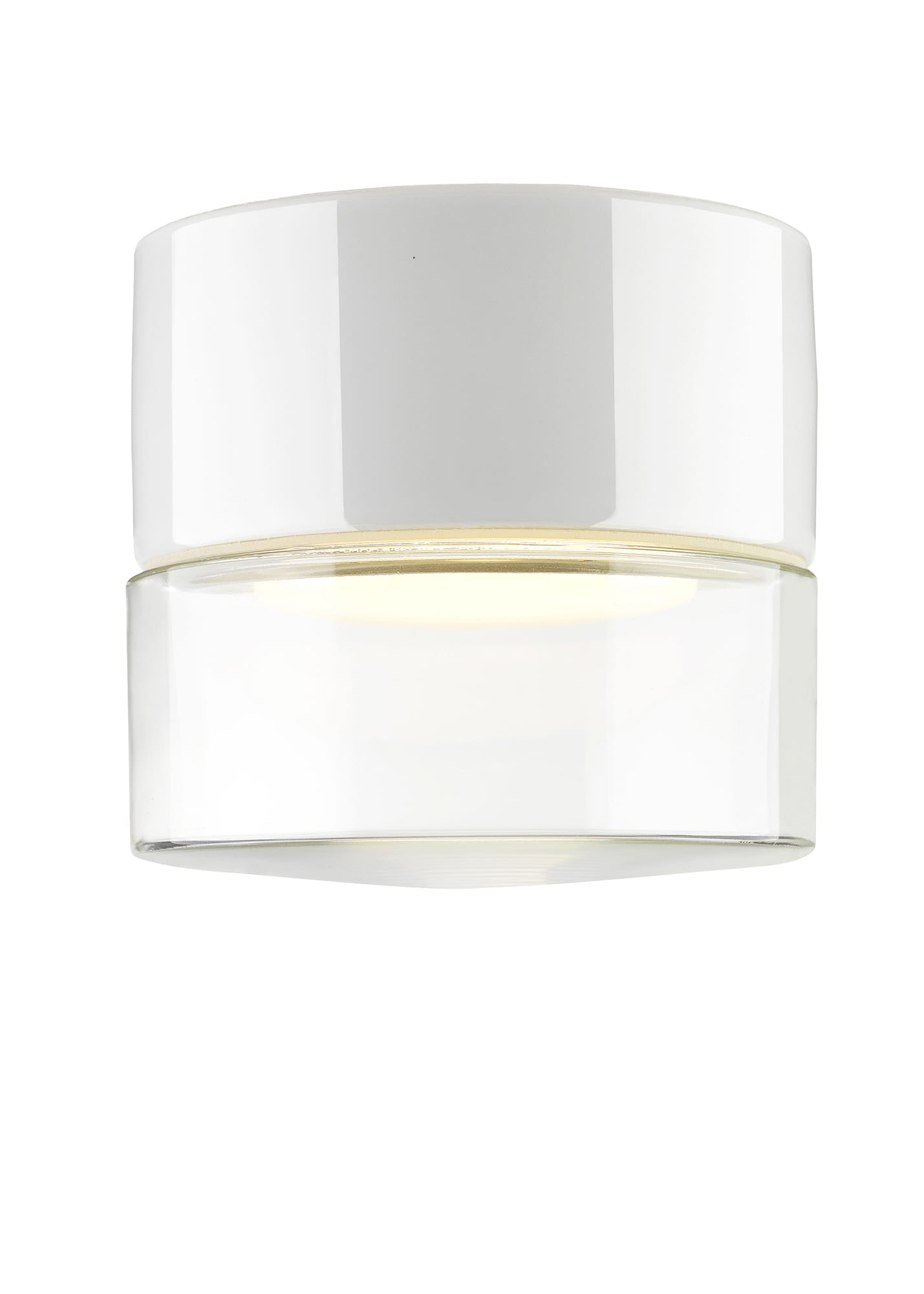 IFÖ Electric Giza vägg-/takarmatur i porslin med klarglas, GX53 - Vit - 7500104