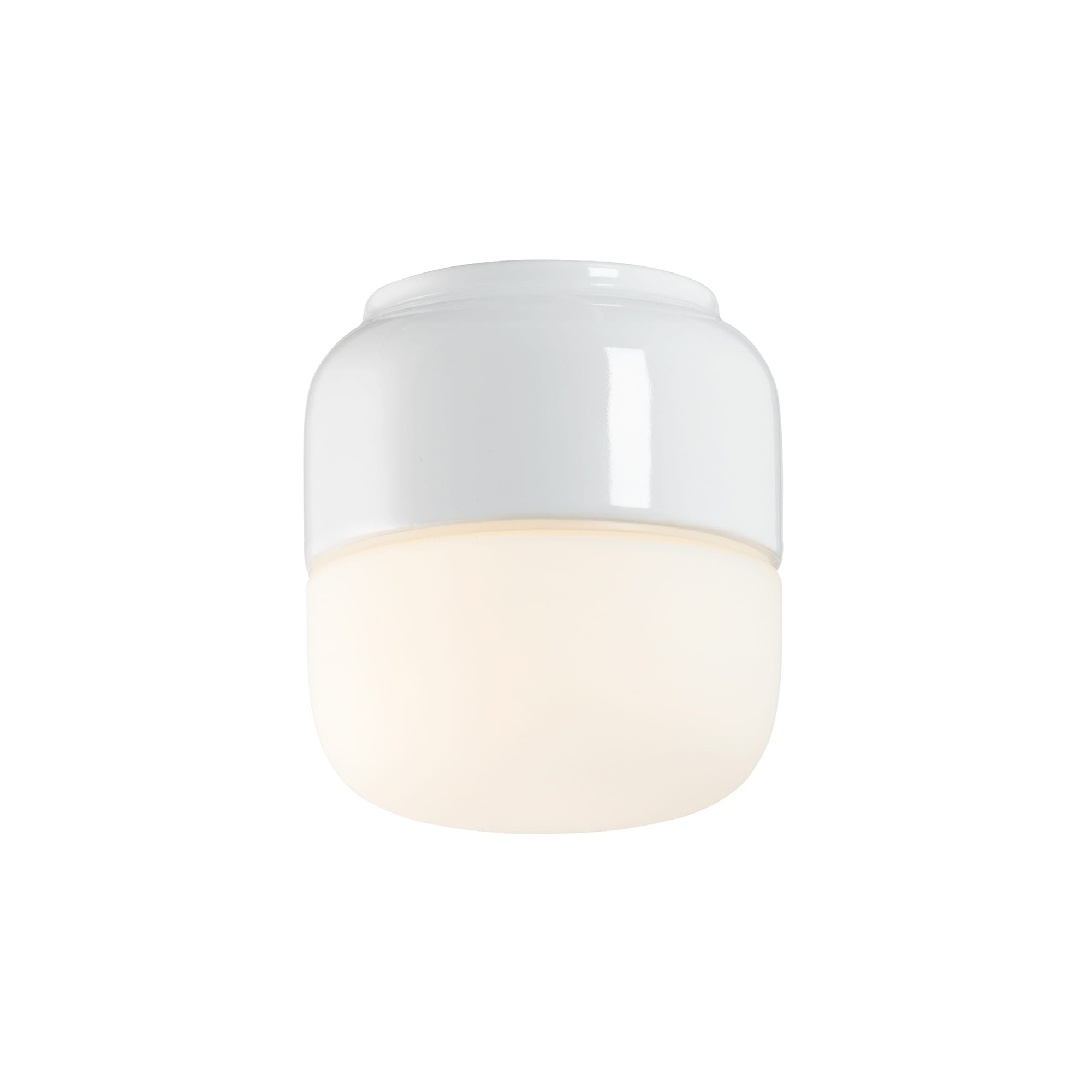 Ifö Electric Ohm 100 vägg-/takarmatur i porslin, LED 4 W, 3000 K, IP44 - Vit - 7505291