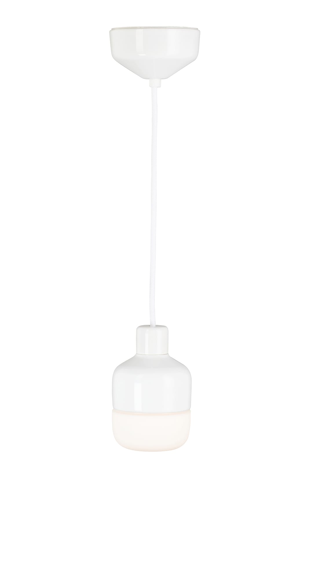 IFÖ Electric Ohm Pendel 100 pendel i matt opalglas, G9, IP44 - Vit - 7506565