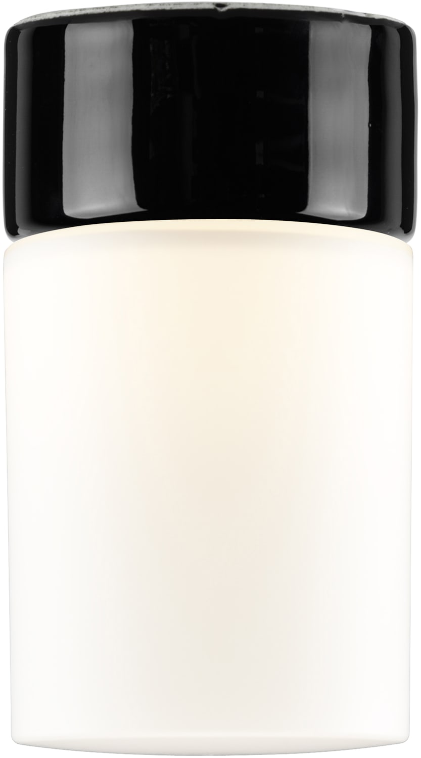 Ifö Electric Opus 100/175 vägg-/takarmatur i porslin, E27, IP44 - Svart - 7530311