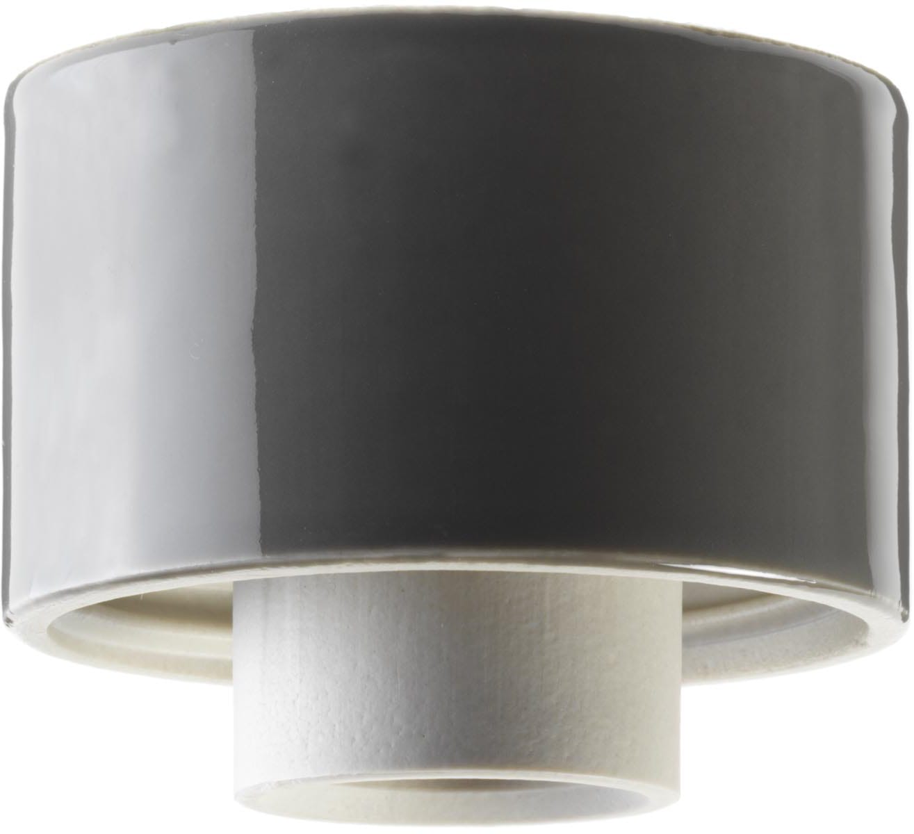 Ifö Electric sockel rak E27 IP54, porslin - Grå - 7510011