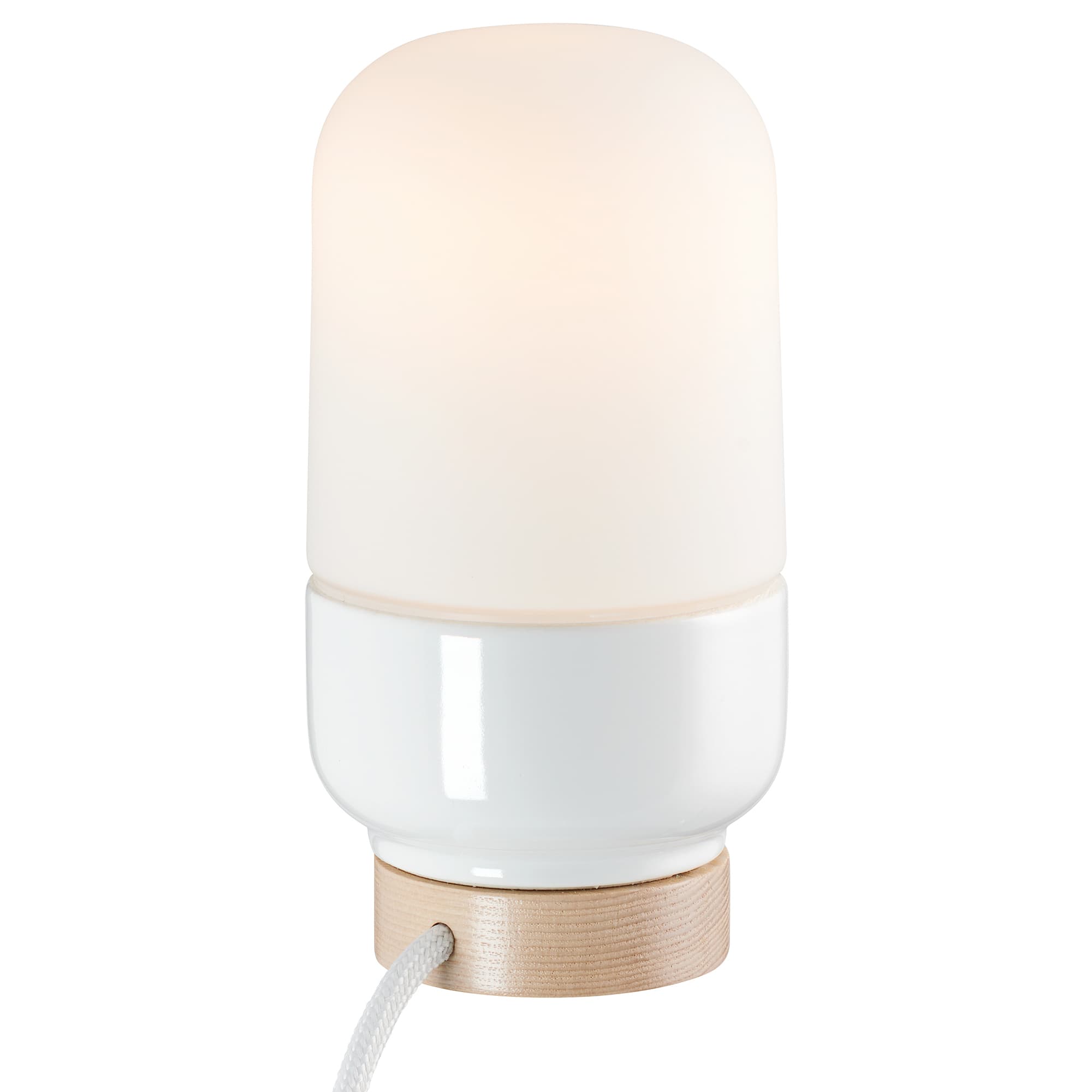 Ifö Ohm Table 100 bordslampa med dimmer, E27, IP20 - Vit - 7505302