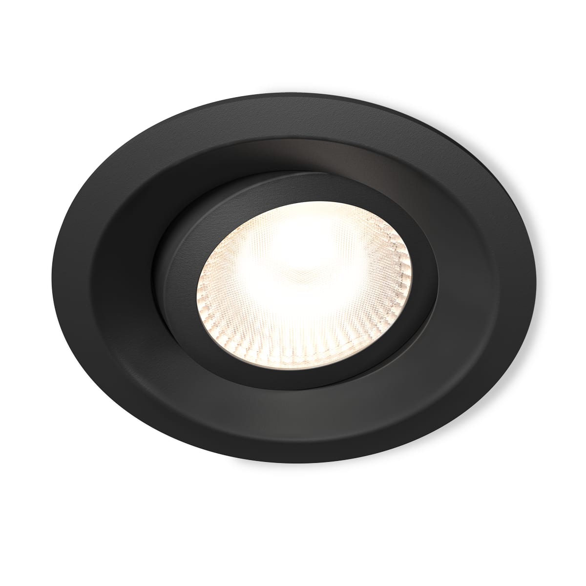 Plejd Downlight Tilt DWN-01 downlight 6-pack, tunable white, inbyggd dimmer - Svart - 7476995