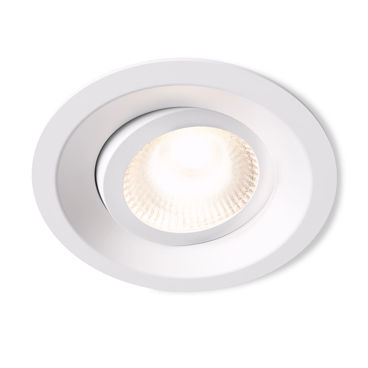 Plejd Downlight Tilt DWN-01 downlight 6-pack, tunable white, inbyggd dimmer - Vit - 7476994